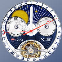 N-SPORT652]MoonphaseLightClock