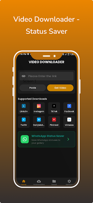 HD Video Downloader & Saver Screenshot 1