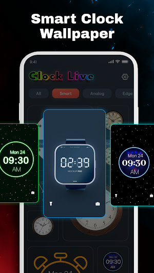 Live Wallpaper - Analog Clock Screenshot 2