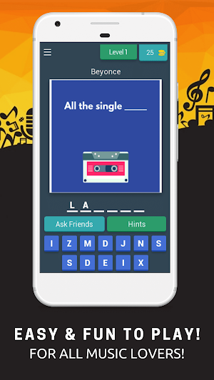 Finish The Song Lyrics Quiz Screenshot 0