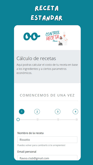 CONTROL RECETA Screenshot 0