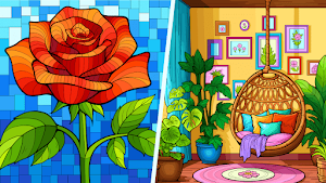 Flowerscapes: Color by Number Screenshot 0
