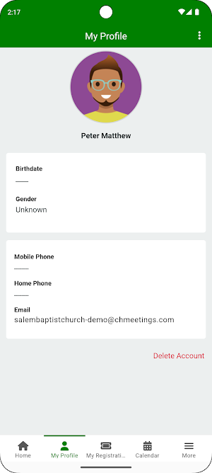 Salem Baptist Church Screenshot 3