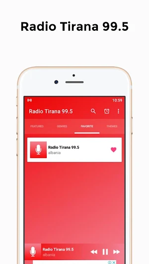 radio tirana 99.5 Screenshot 1