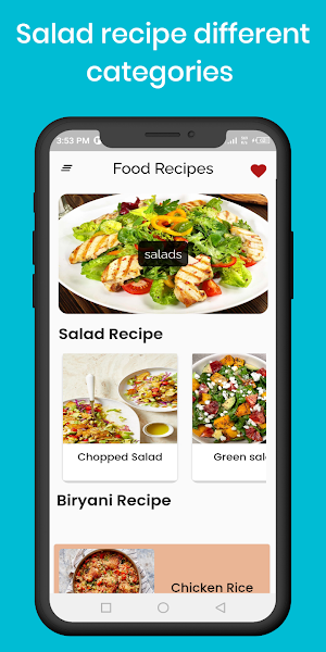 Food Recipes Cookbook Screenshot 1