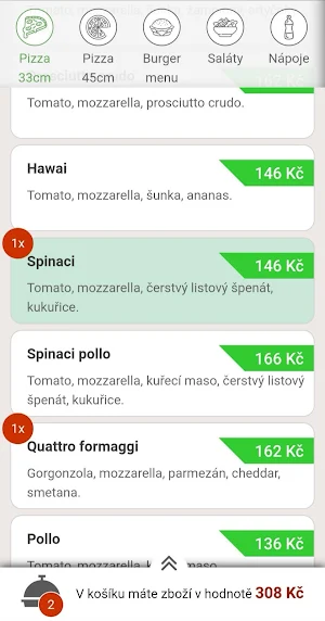 Pizzburg Praha Screenshot 2