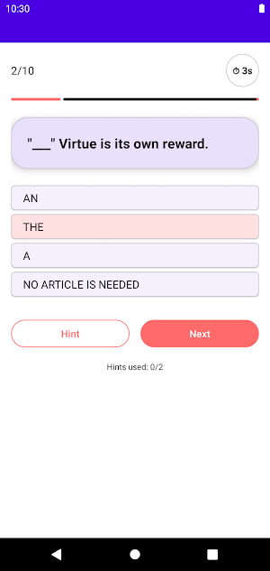 English Grammar Study Screenshot 3