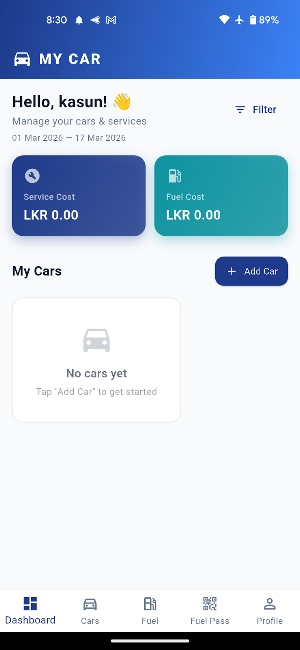 My Car: Expense & Fuel Tracker Screenshot 3
