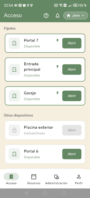 Fecha - Accesos y reservas Screenshot 0