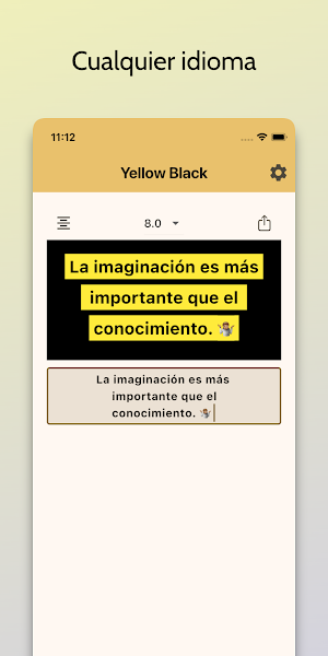 Yellow Black Screenshot 3
