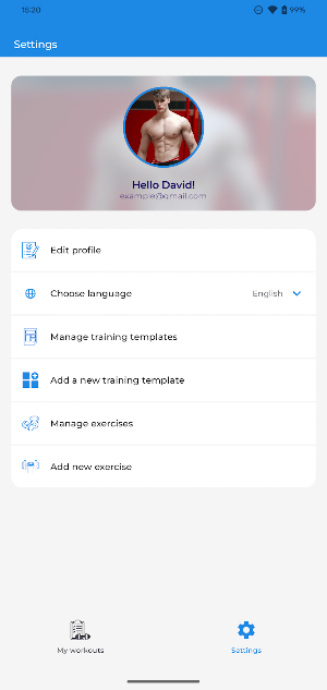 TrainIQ –  Workout Tracker Screenshot 0