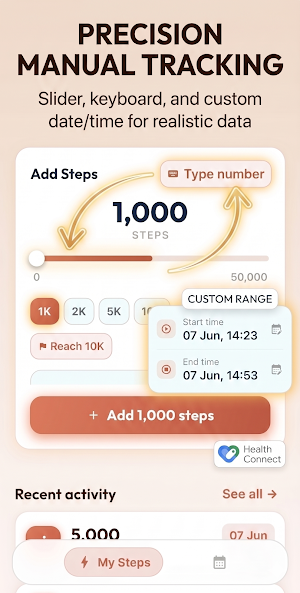 AddMySteps - Add Steps Screenshot 2