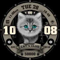 Cat's Club Watch Face 021