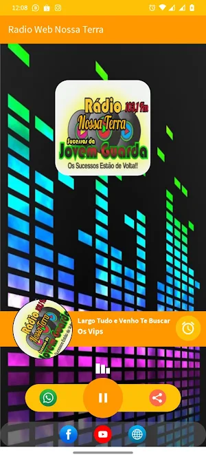 Web Radio Nossa Terra Screenshot 1