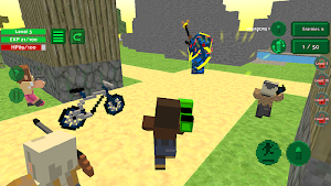 Pixel Shooting Blocky Island Screenshot 0