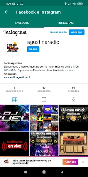 Radio Agustina Screenshot 2