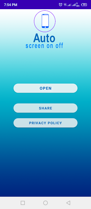Screen On Off (with)Proximity Screenshot 1