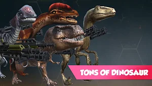 Dinosaur With Guns Game Screenshot 1