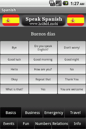 Speak Spanish! Screenshot 0