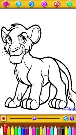 Coloring King Lion Screenshot 3