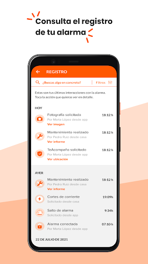 Euskaltel Alarmak Screenshot 2