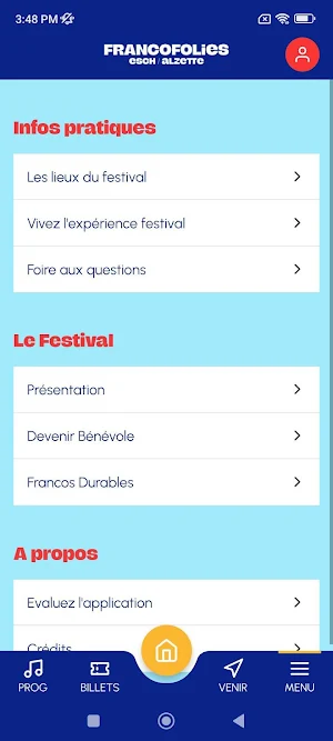 Francofolies Esch/Alzette Screenshot 2