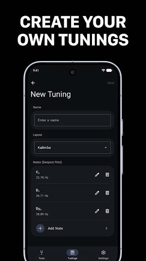 Kalimba Tuner Screenshot 2