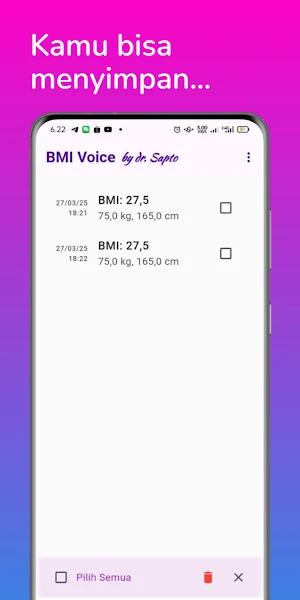 BMI Voice Screenshot 3
