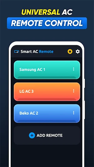 Air Conditioner Remote Control Screenshot 1