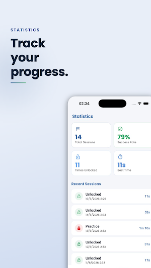 Locker Combination Practice Screenshot 3