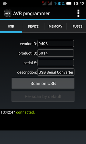 AVR programmer Screenshot 0