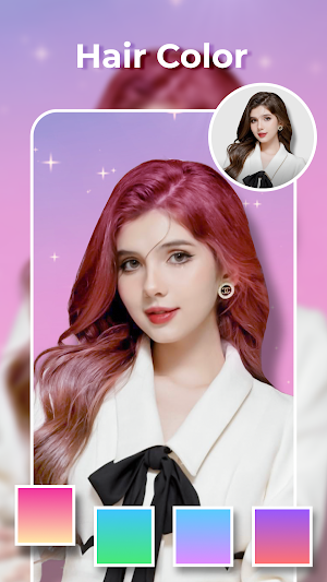 HairCut Styles: Hair Dye Screenshot 2
