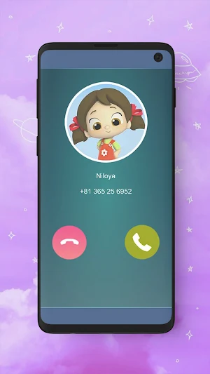 Niloya Fake call & chat Screenshot 0