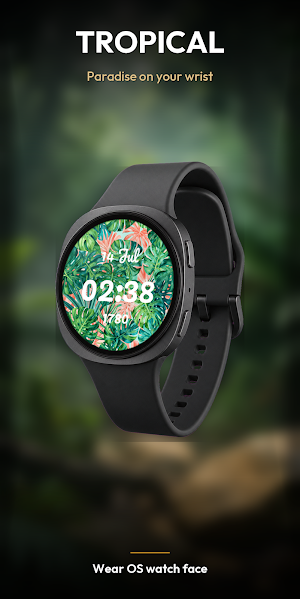 Tropical – Jungle Watch Face Screenshot 0