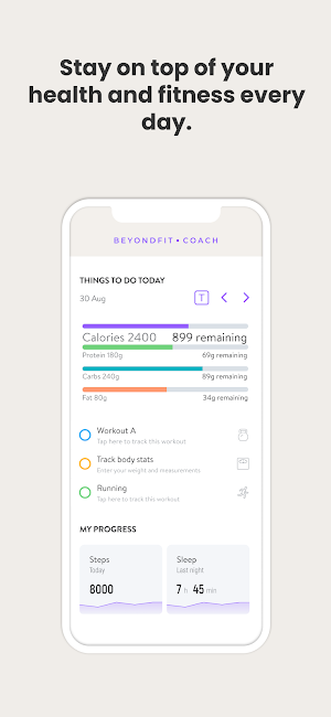 BeyondFIT Coach Screenshot 1
