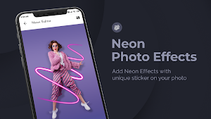 NeonDripArt Photo Editor:Pic Collage & Drip Effect Screenshot 0