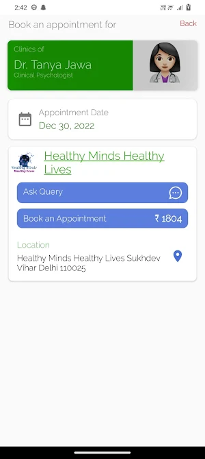Healthy Minds Healthy Lives Screenshot 2