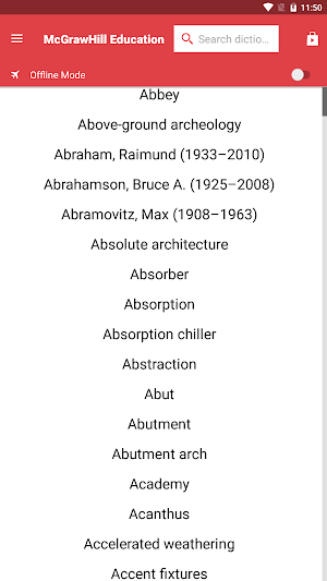 Illustrated Dictionary of Architecture Screenshot 1