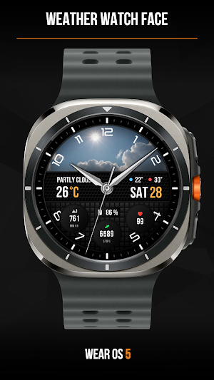 Weather Analog Watch Face Screenshot 0