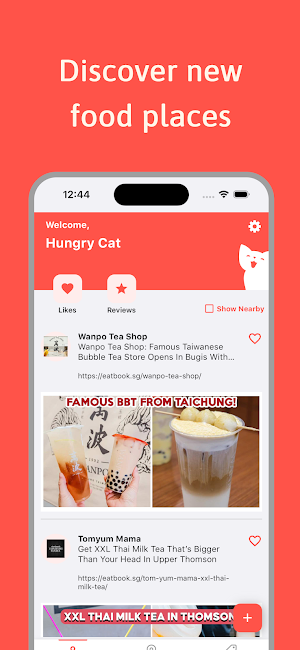 Hungry Cat: Hunt for Good Food Screenshot 0