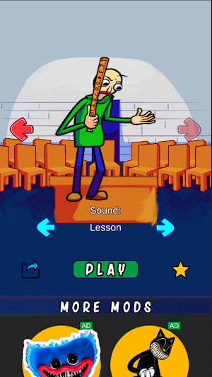 FNF Baldi Mod Test Screenshot 1