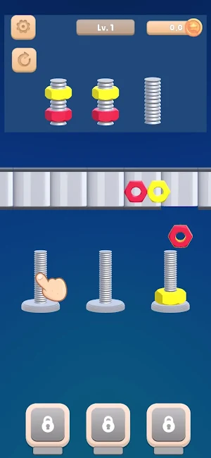 Screw Art: Sorting Puzzle Screenshot 1