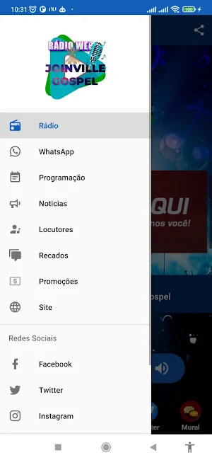 Rádio Joinville Gospel Screenshot 2