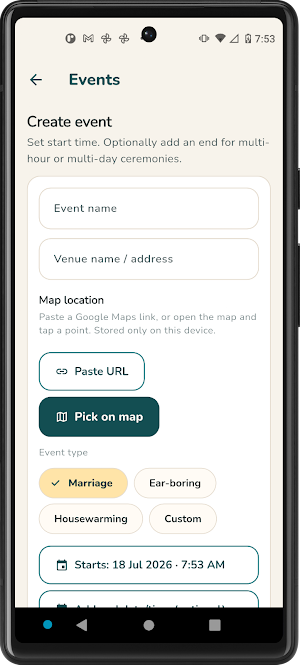 Eventify Screenshot 1