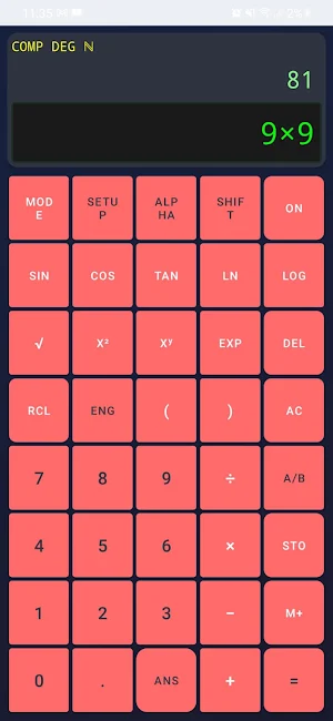 Scientific Calculator Screenshot 0