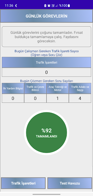 Ehliyet Sınavı Hazırlık Screenshot 3