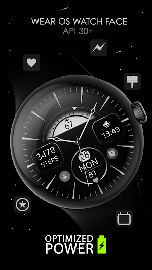 Silver Classic watch face Screenshot 0
