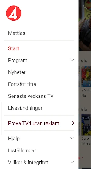 TV4 Play Screenshot 2