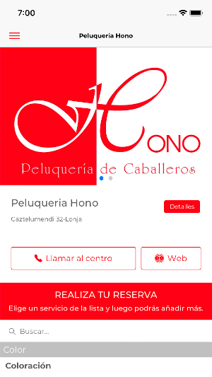 Peluqueria Hono Screenshot 0