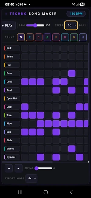 Techno Maker: DJ Beat Creator Screenshot 2